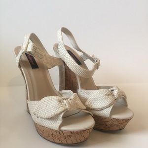 Charming Charlies- 5.5in Platform Wedges with bow